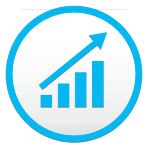 Icon for data improvement graph